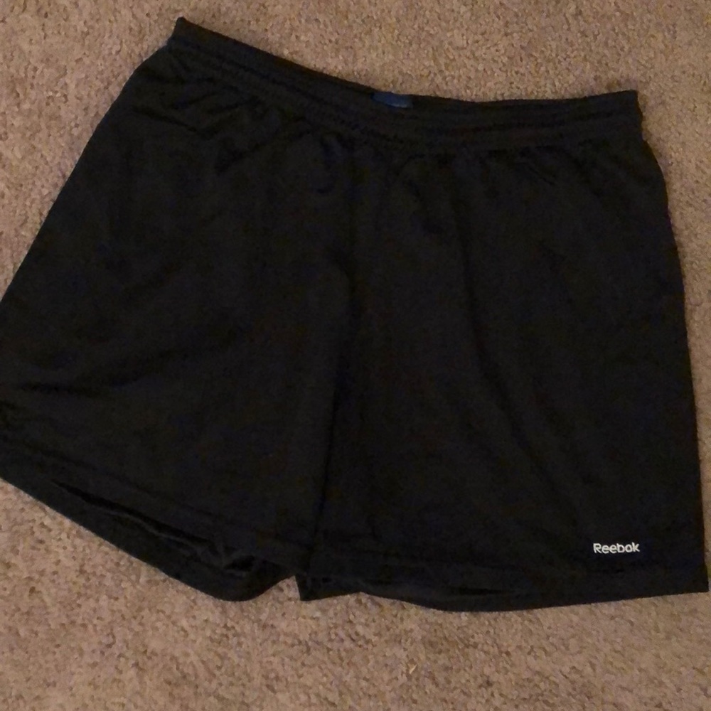 Drawstring black Reebok shorts!